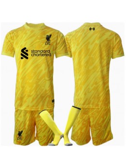 Liverpool Målvakt Replika Tredje Kläder Barn 2024-25 Kortärmad (+ byxor)